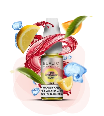 Жидкость солевая Elf Bar Elfliq Pink Lemonade Soda 10 ml