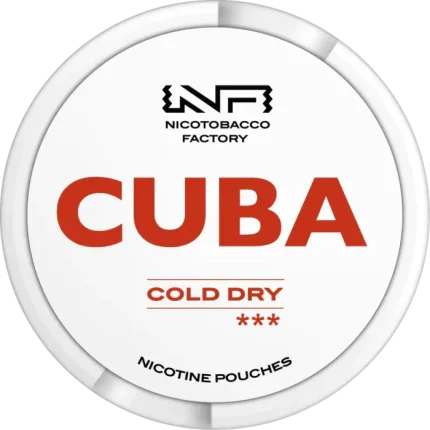 Снюс Cuba white line Cold Dry 16mg