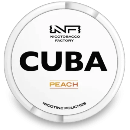 Снюс Cuba white line Peach 16mg