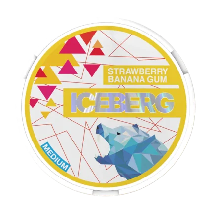 Снюс ICEBERG 50mg Strawberry Banana Gum